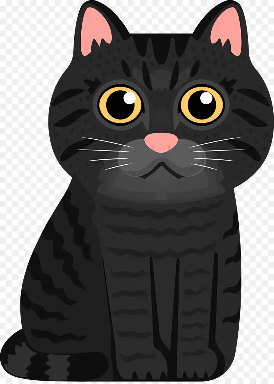 Karikatür Kedi，Siyah Kedi PNG