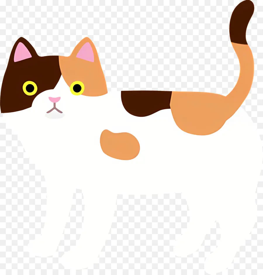 Karikatür Kedi，Calico Kedi PNG