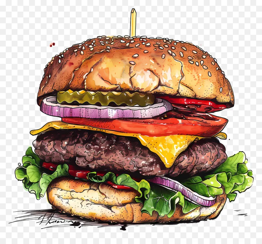 Hamburger，Cheeseburger PNG