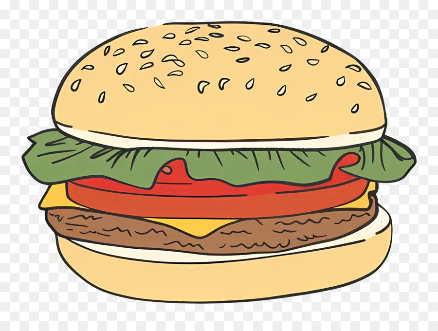 Hamburger，Marul PNG