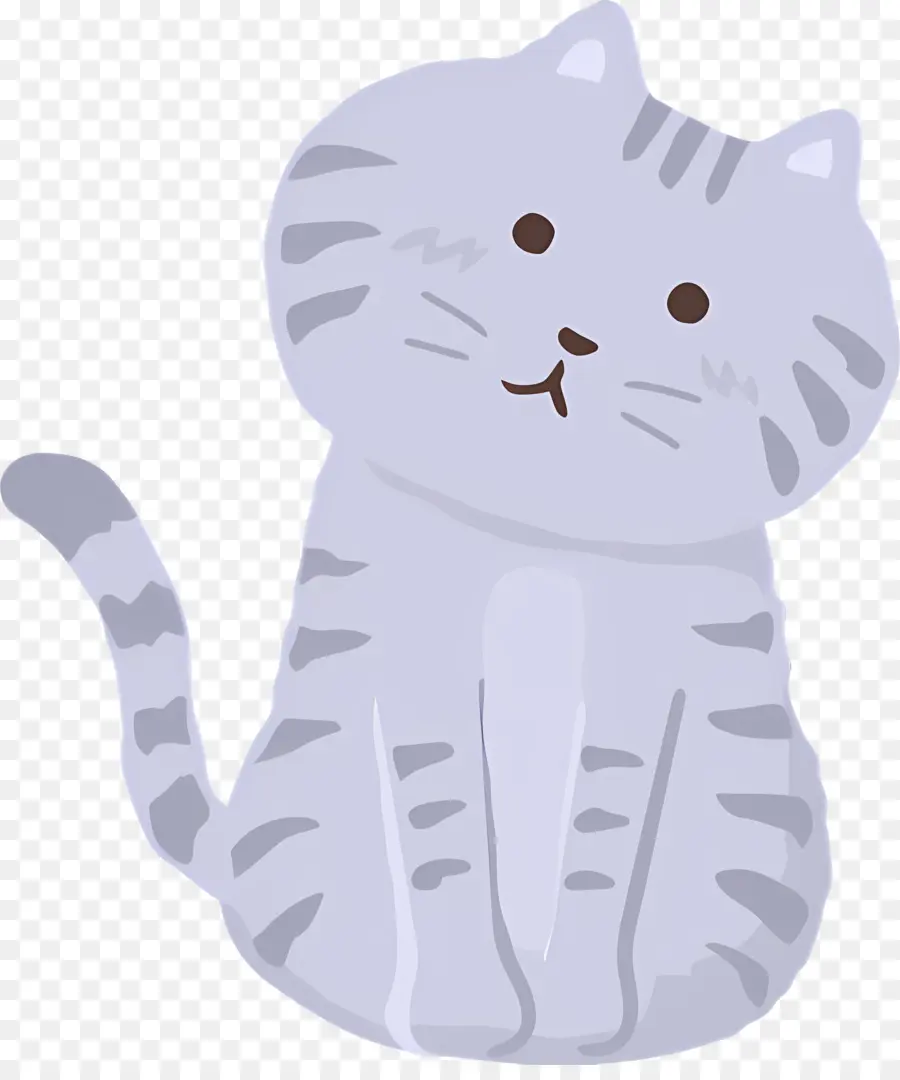 Karikatür Kedi，Gri Kedi PNG