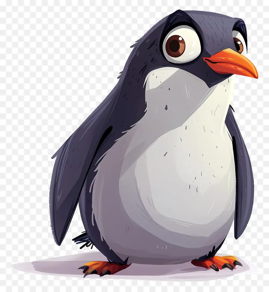 Karikatür Penguen，Kuş PNG