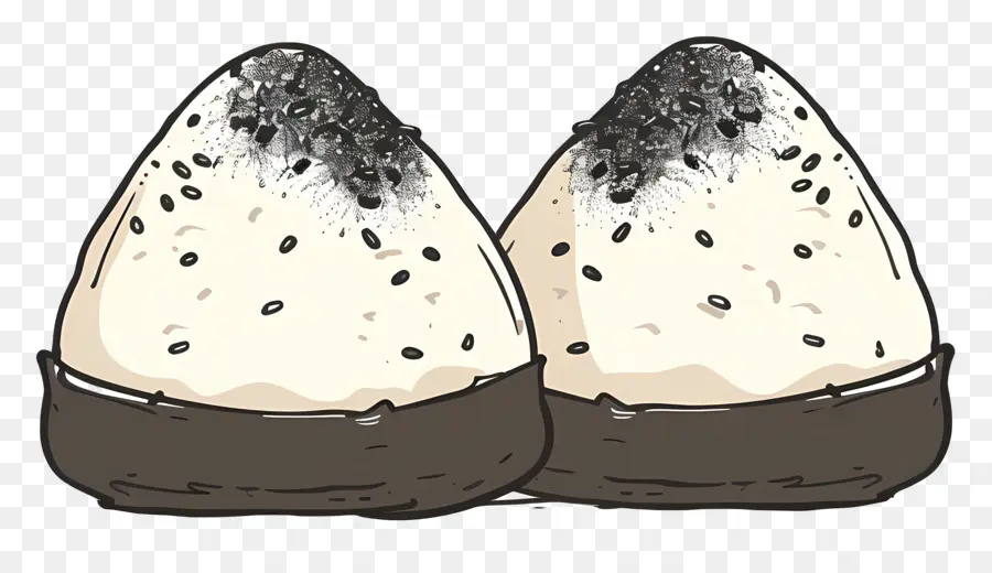 Onigiri，Pirinç Topları PNG