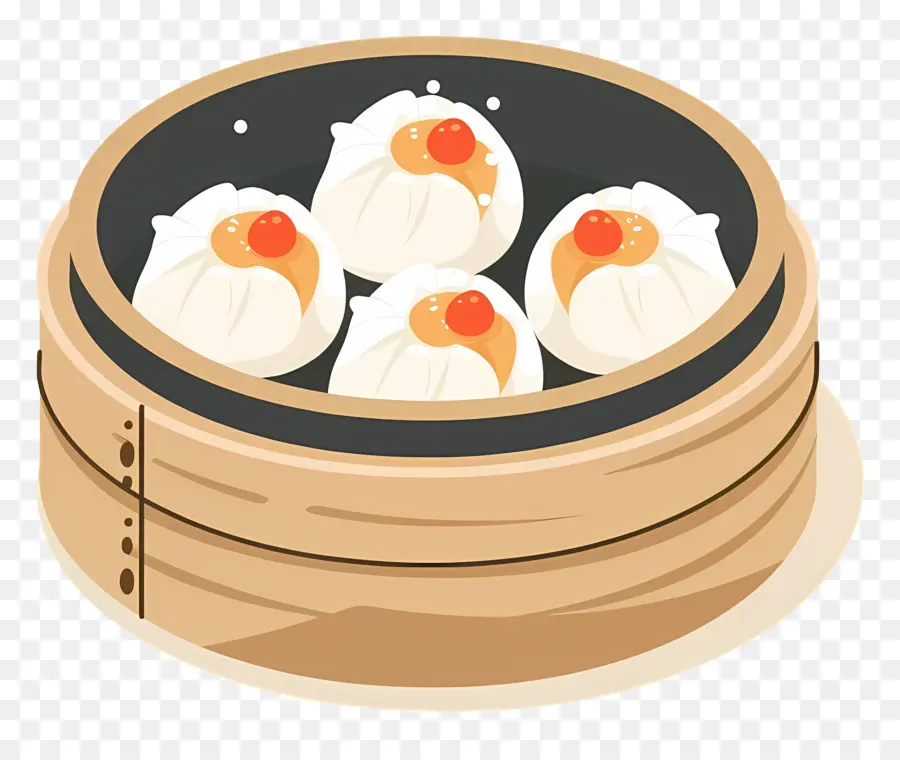 Dim Sum，Buharda Pişirilmiş Köfte PNG