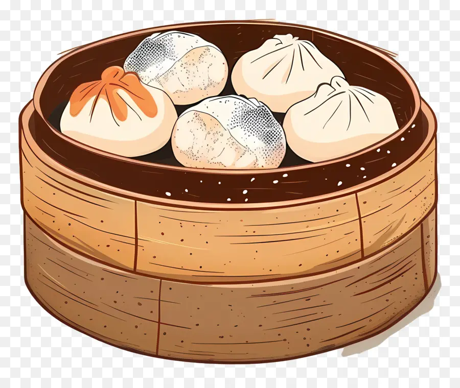 Dim Sum，Buharda Pişmiş PNG