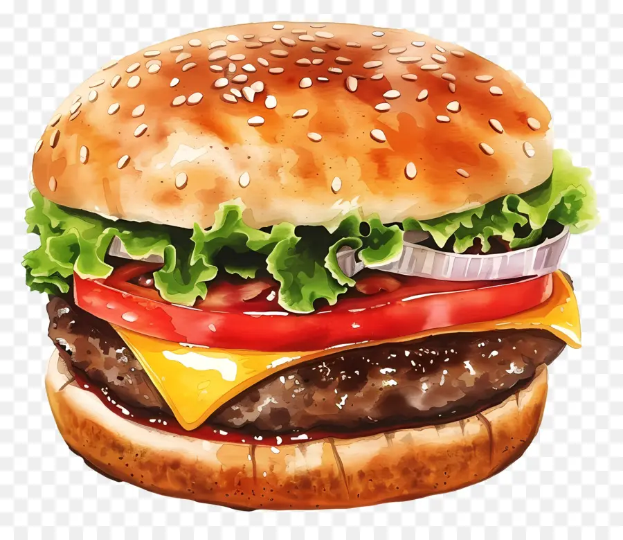 Hamburger，Peynir PNG