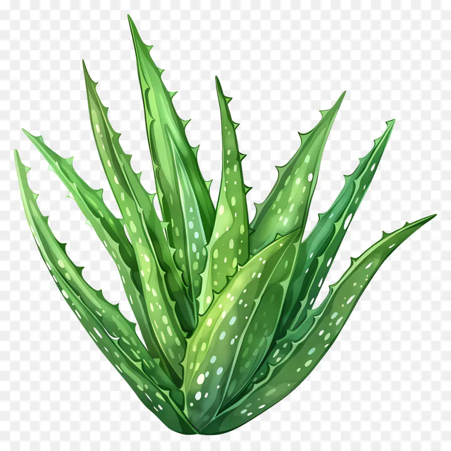 Aloe Vera，Yeşil Aloe Vera PNG