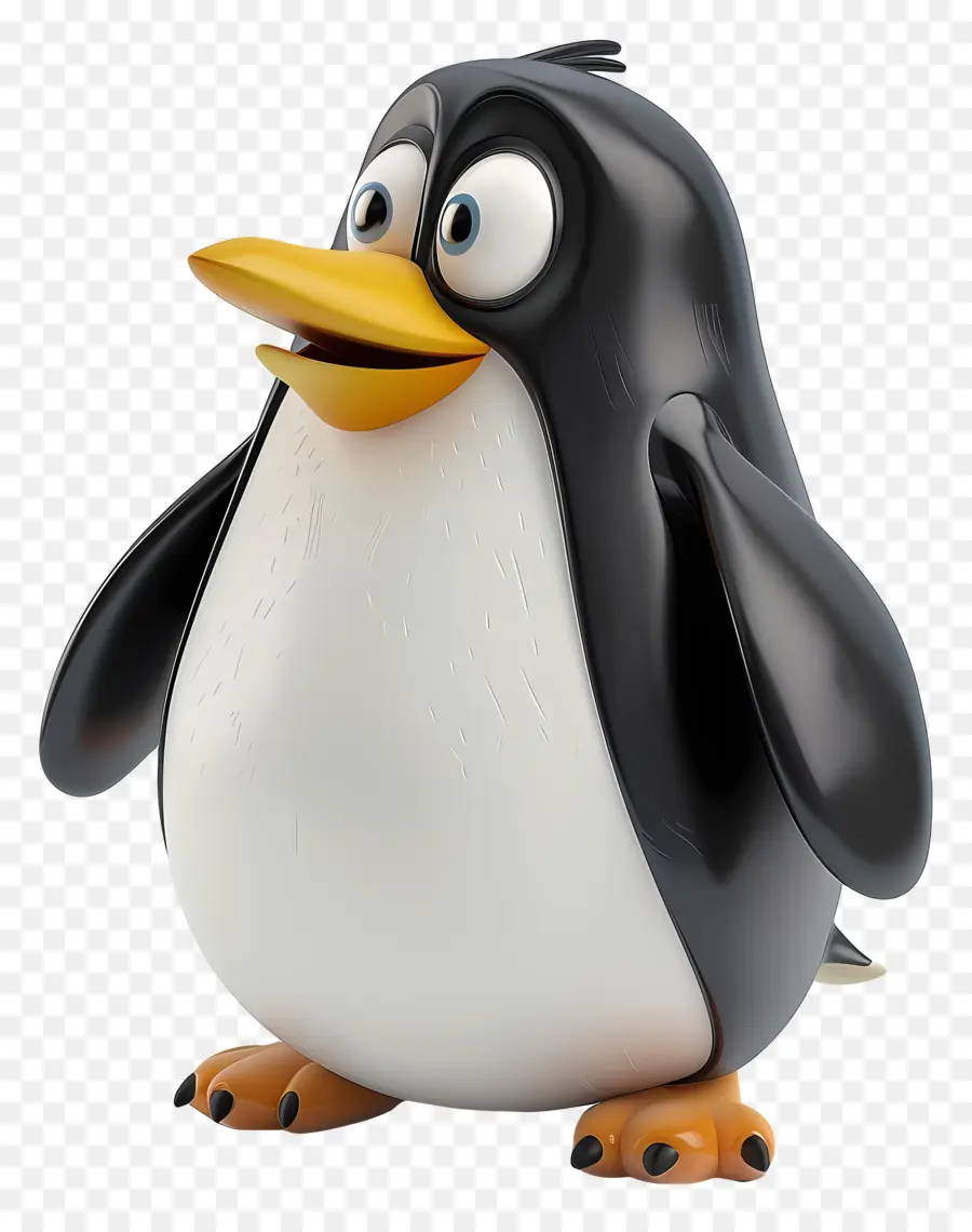 Karikatür Penguen，Gözlüklü Penguen PNG