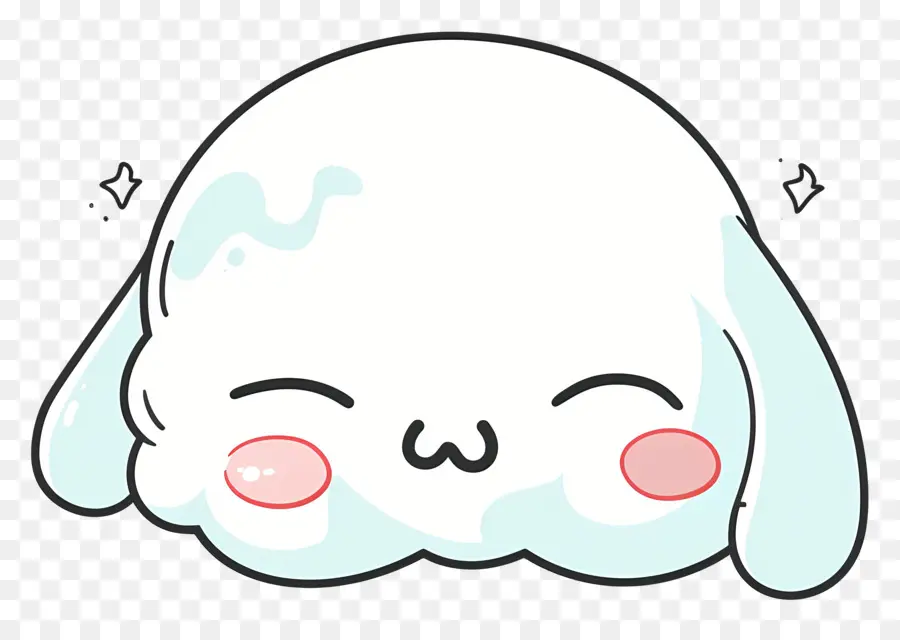 Cinnamoroll，Tavşan Uyuyor  PNG