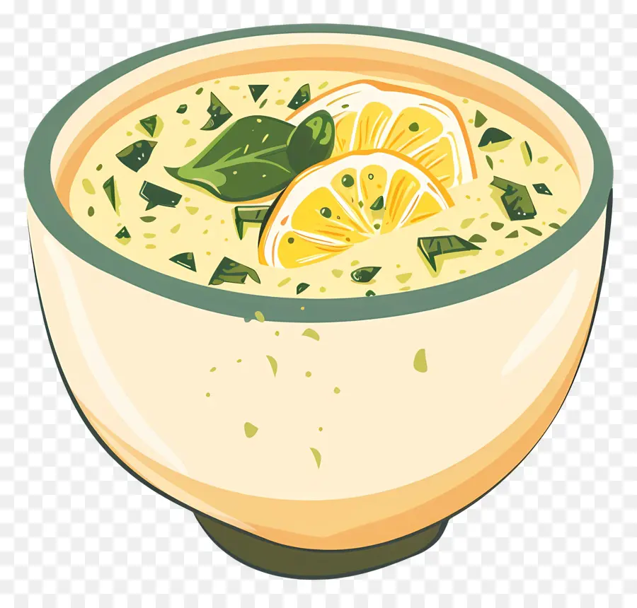 Avgolemono，çorba Kasesi PNG