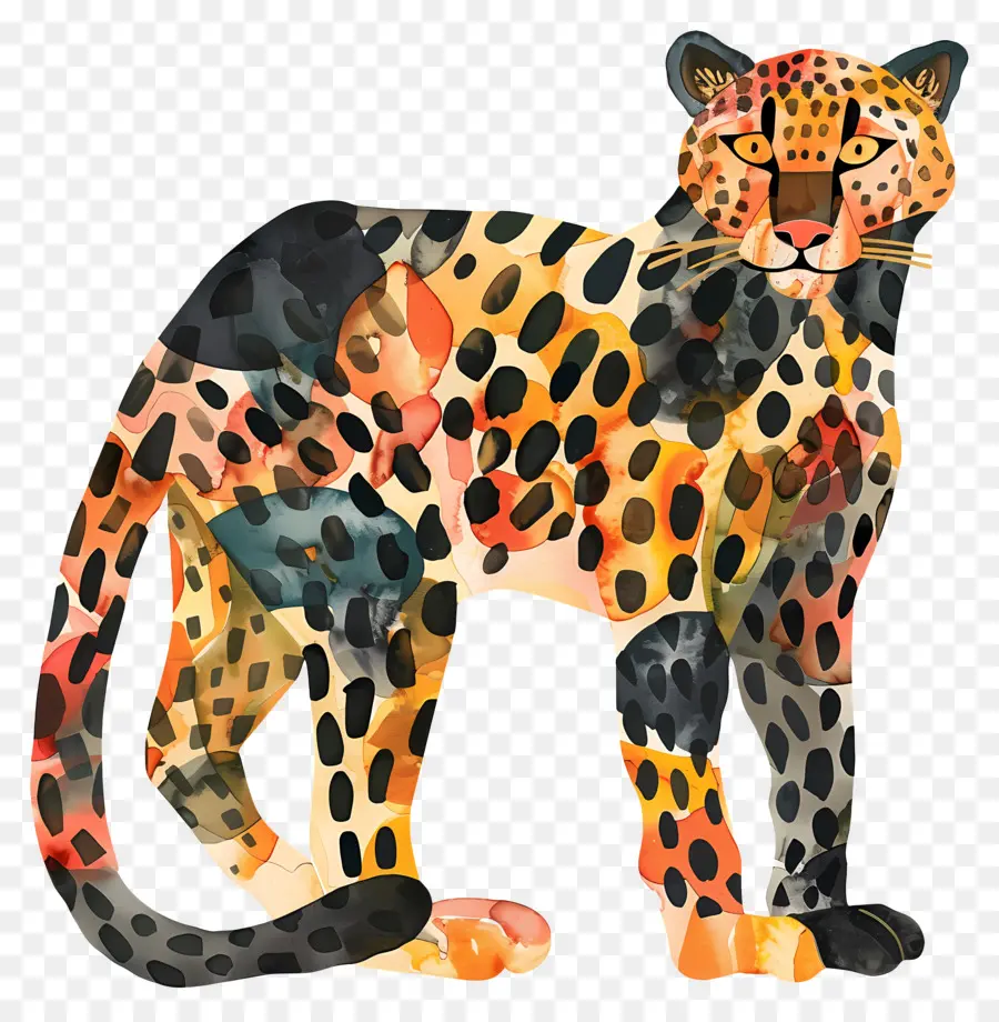 Leopar，Büyük Kedi PNG