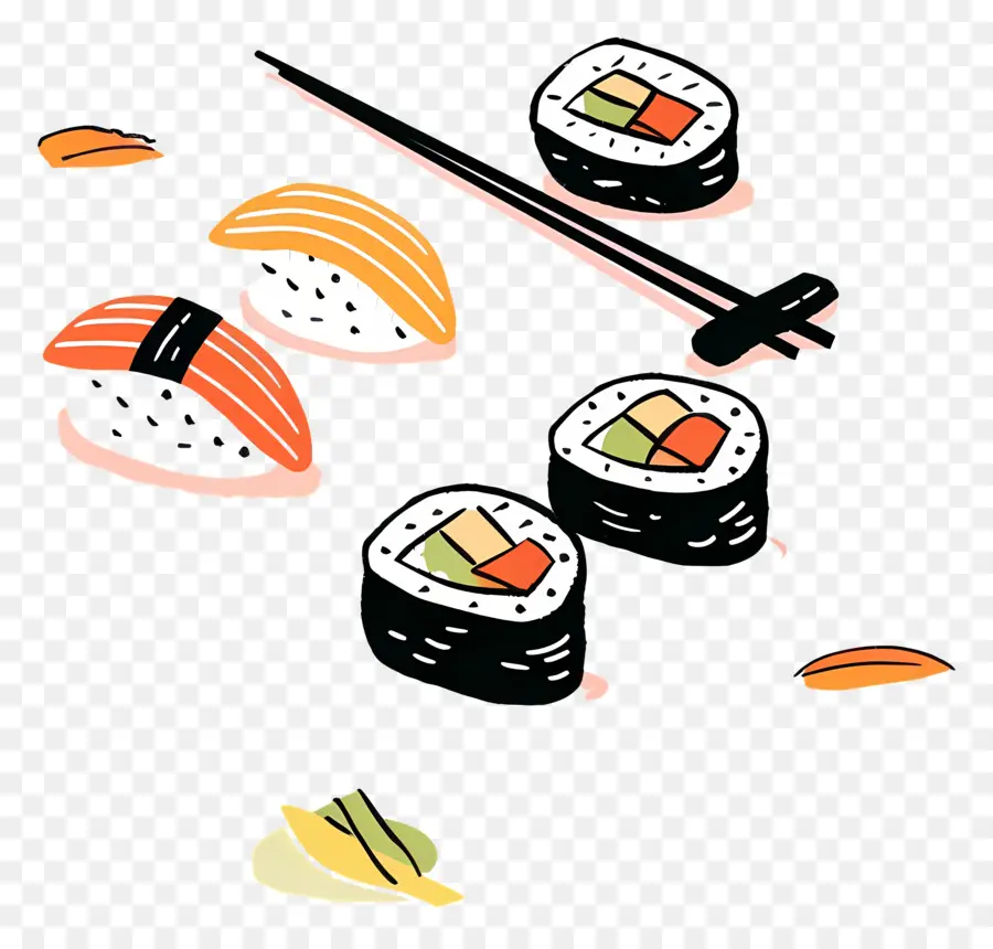 Suşi，Sashimi PNG