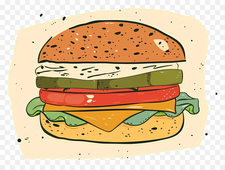 Hamburger，Sandviç PNG