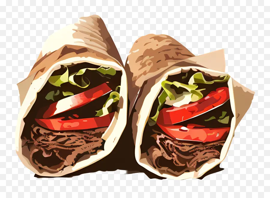 Şavurma，Burrito PNG