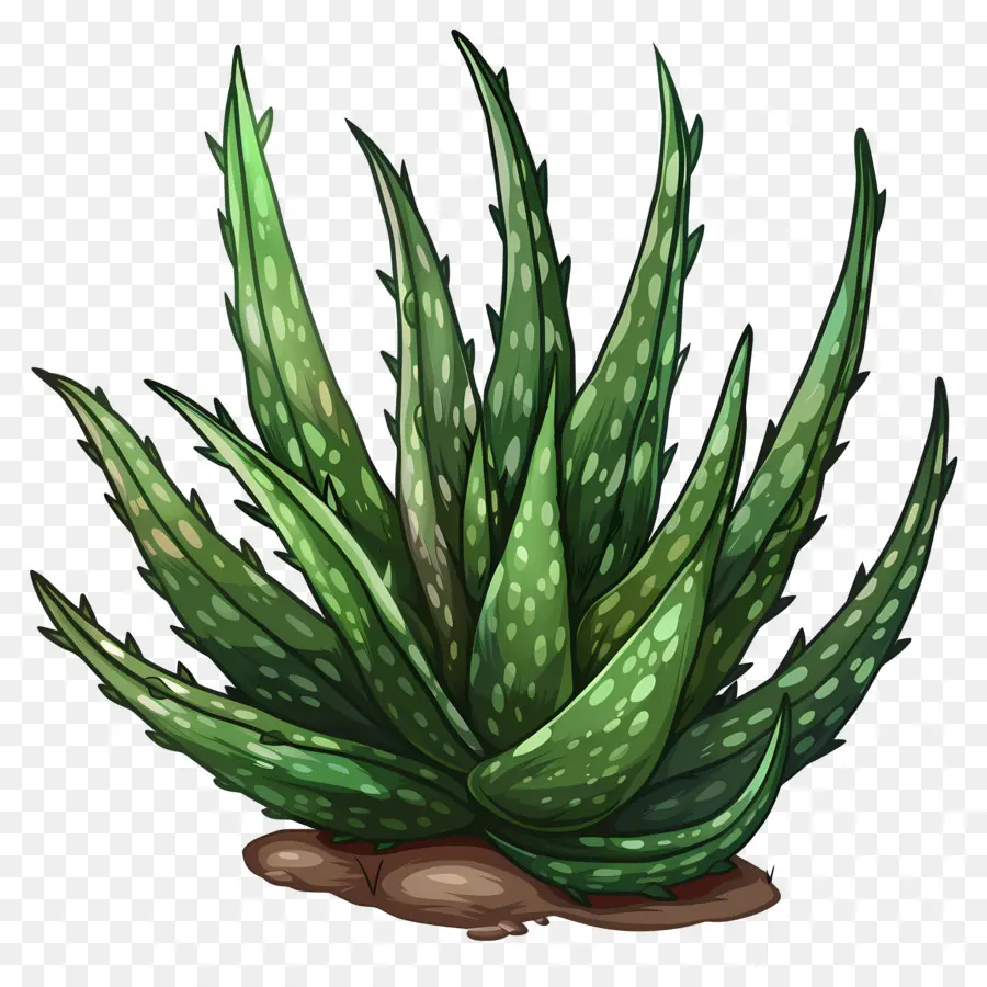 Aloe Vera，Etli PNG