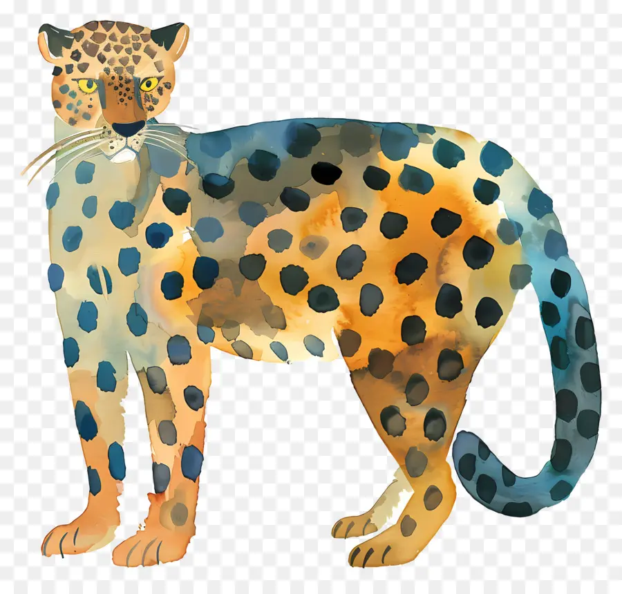 Leopar，Noktalar PNG