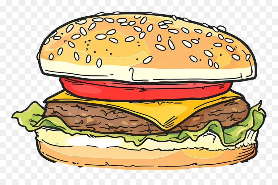 Hamburger，Sandviç PNG