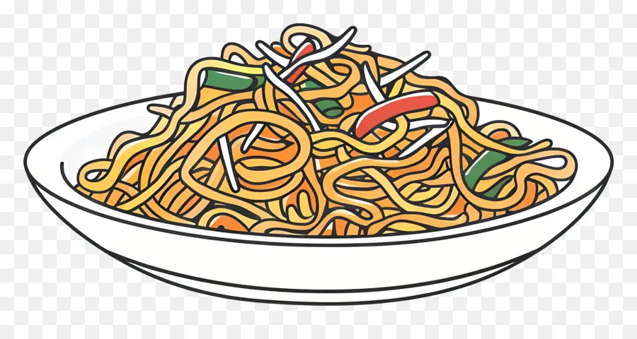 Chow Mein，Spagetti PNG