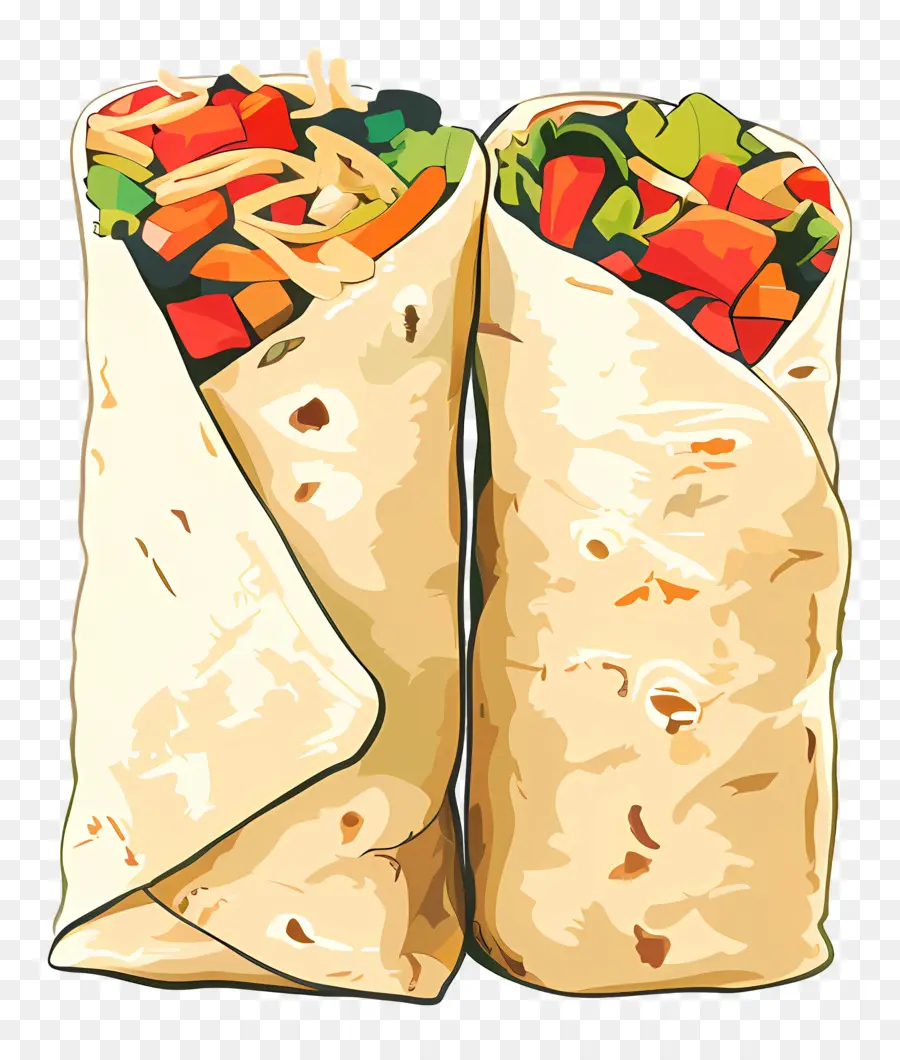 Burrito，Yumuşak Takolar PNG