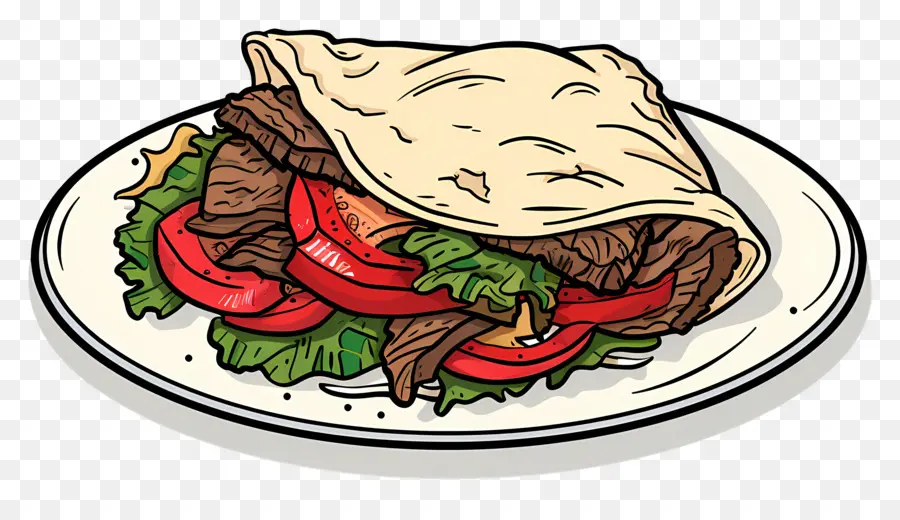 Döner，Sığır Eti PNG