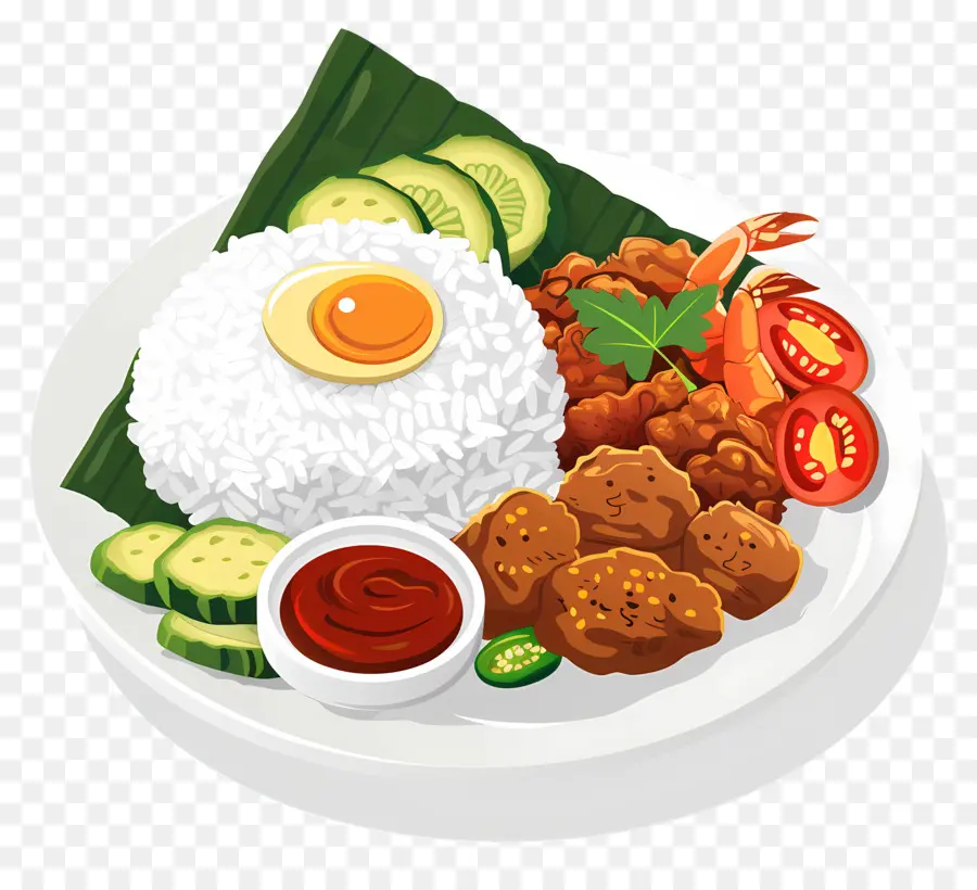 Nasi Lemak，Tavuk PNG