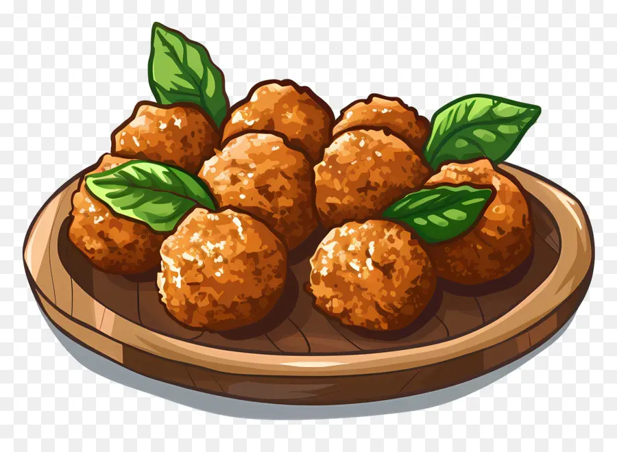 Falafel，Köfte PNG