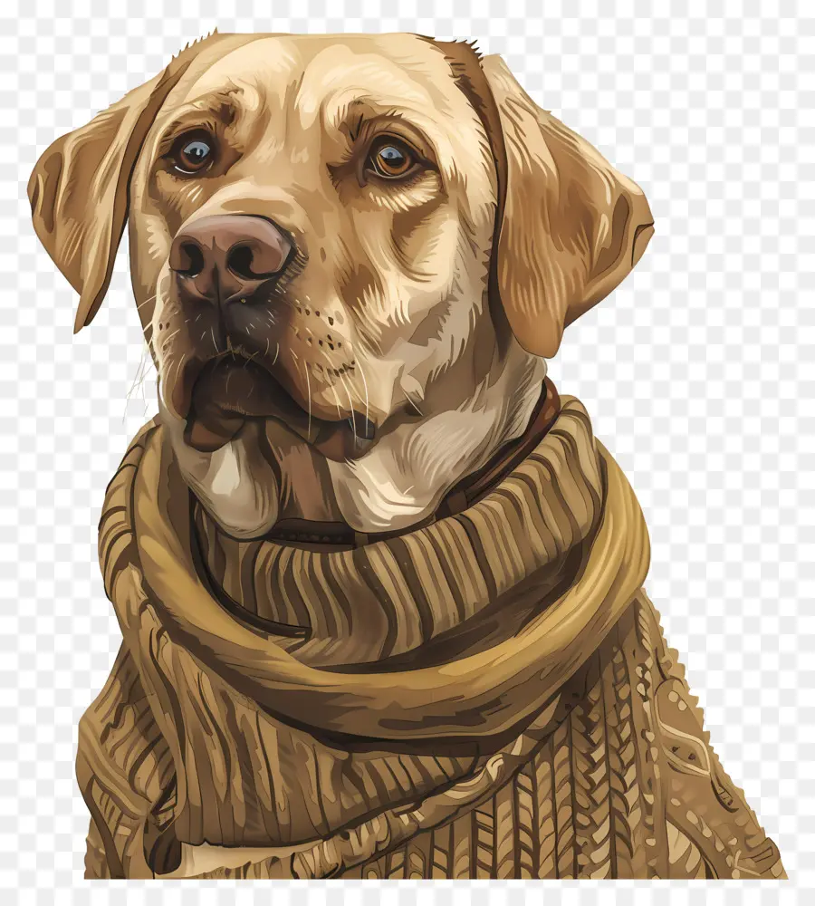 Kazaklı Labrador，Kazaklı Köpek PNG