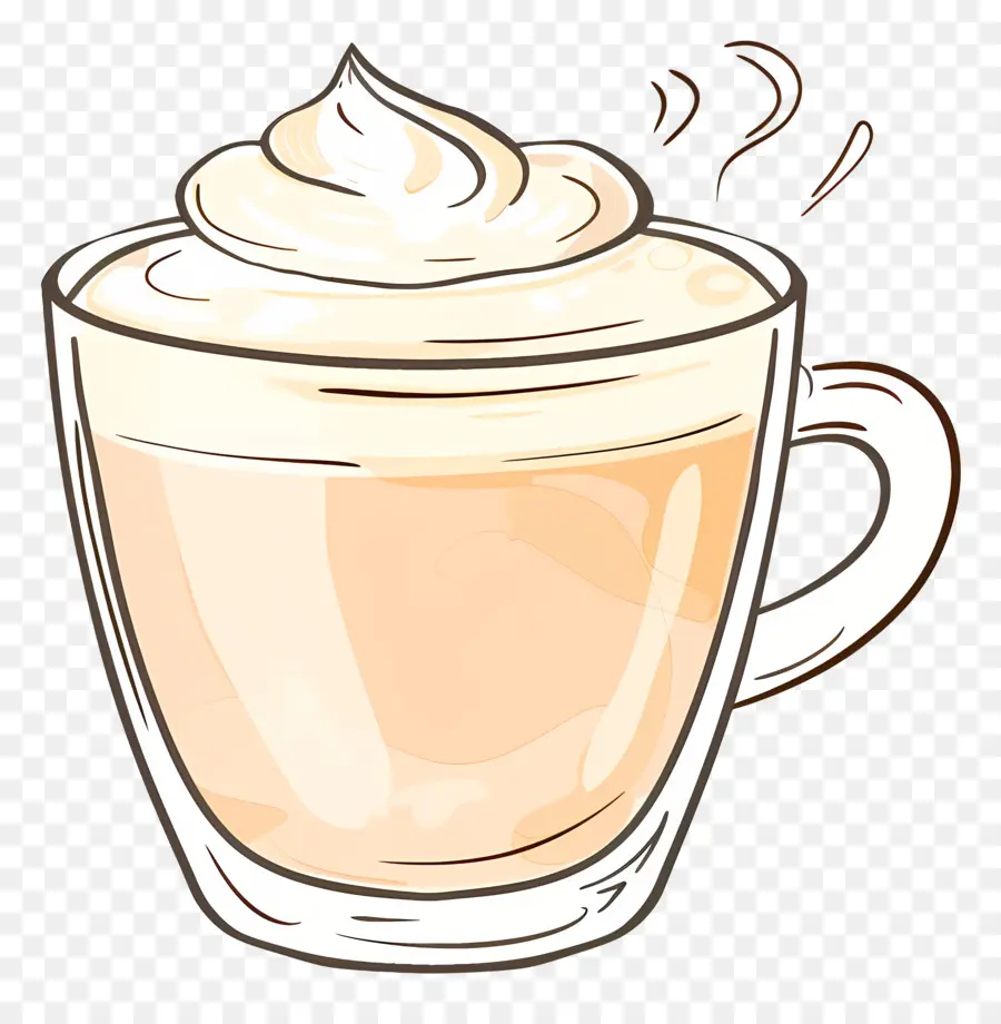 Cappuccino，Sıcak çikolata PNG