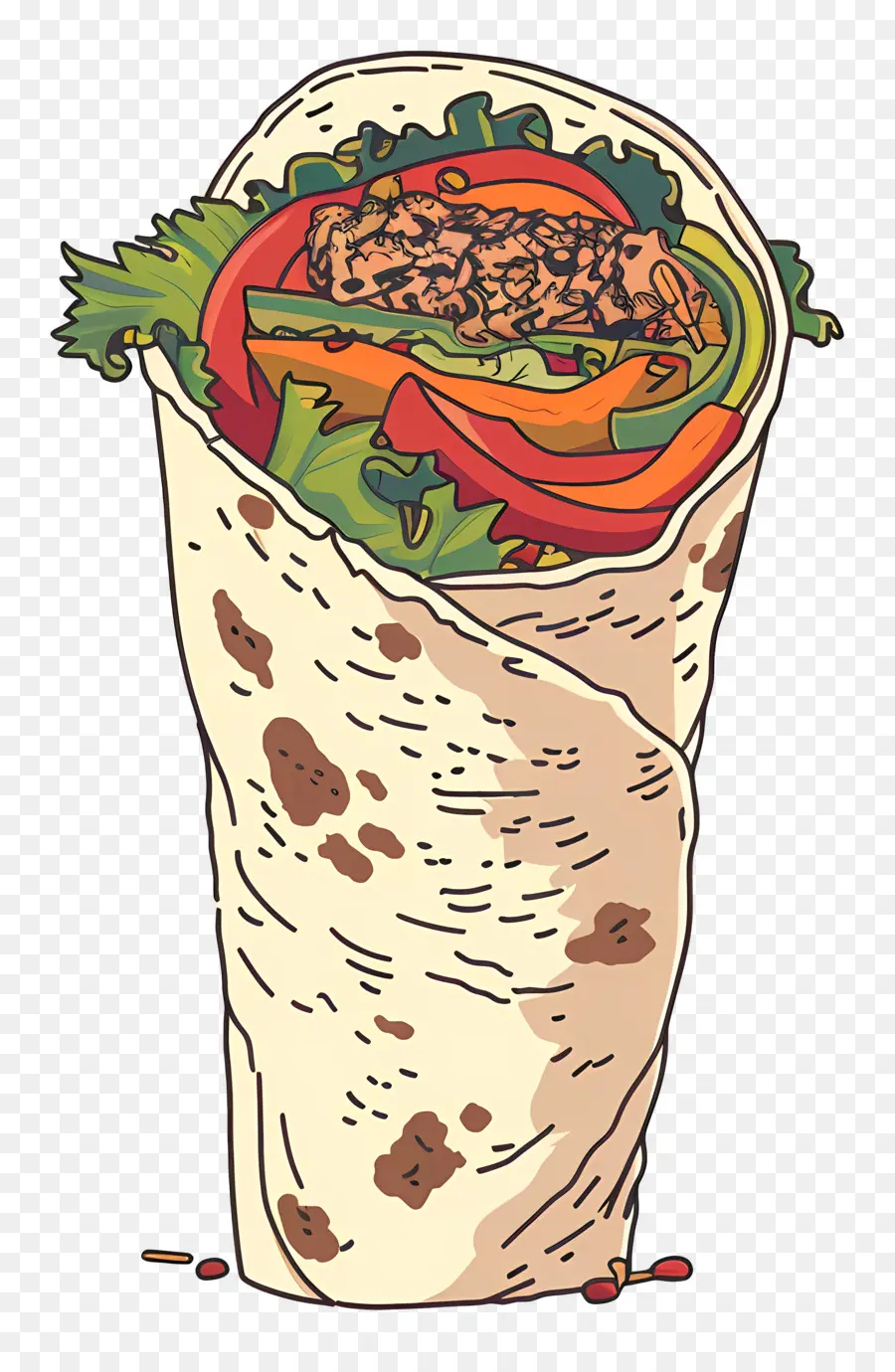 Şavurma，Burrito PNG