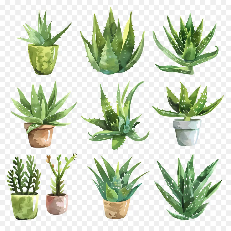 Aloe Vera，Saksı Bitkileri PNG