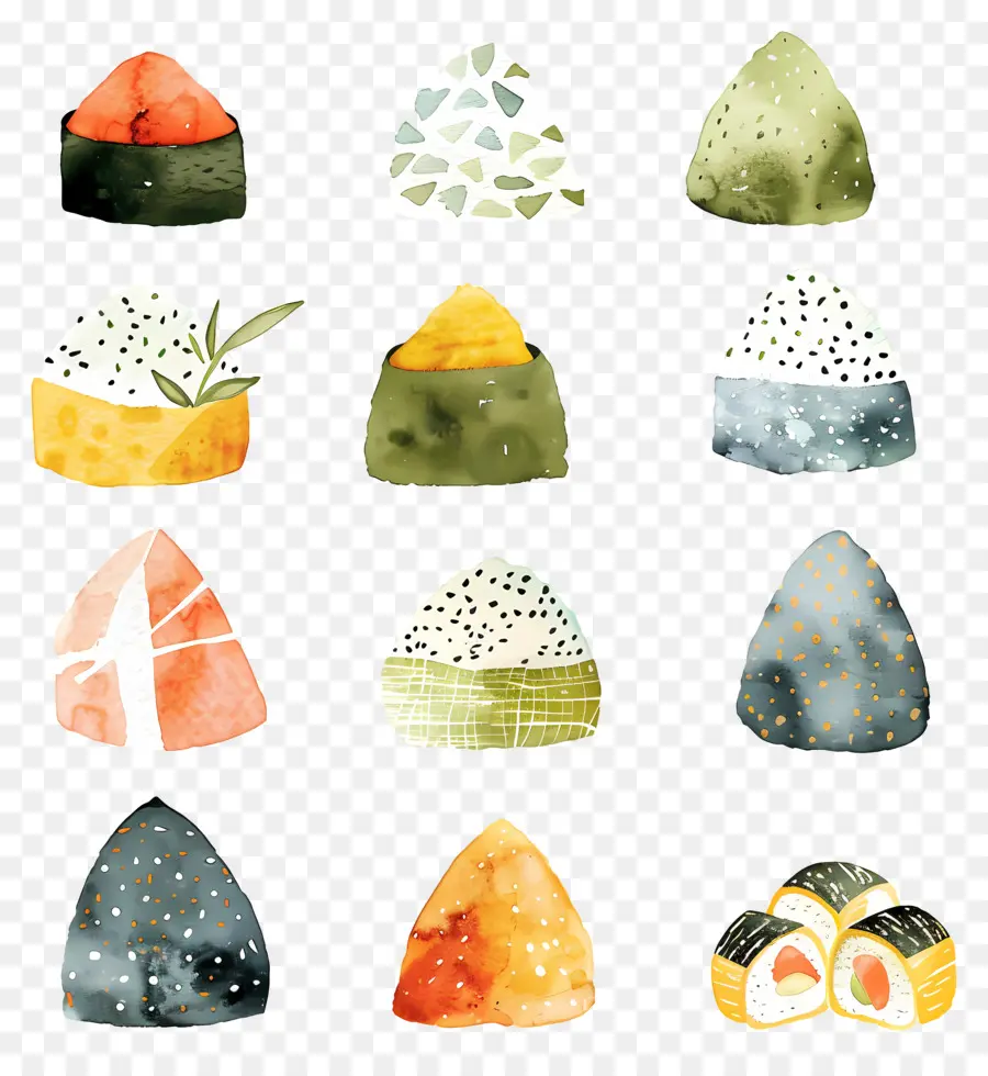 Onigiri，Japon Mutfağı PNG