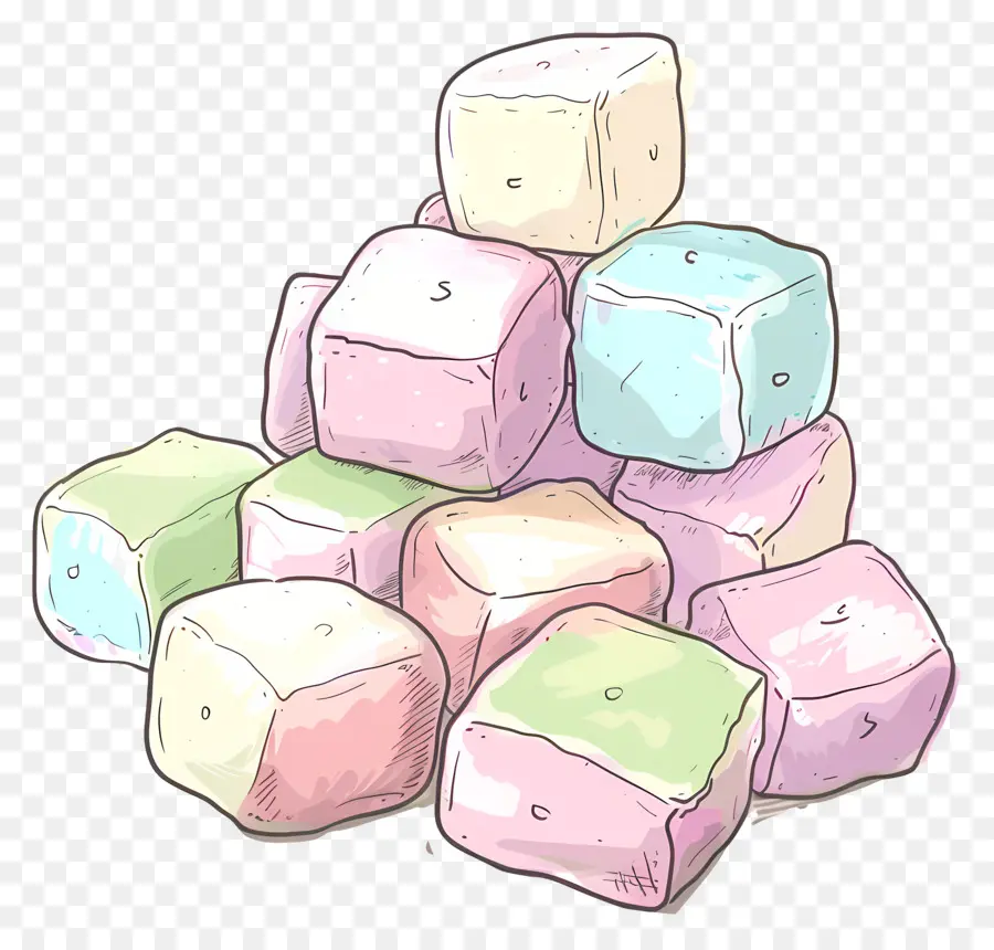 Marshmallow şeker，Marshmallow PNG