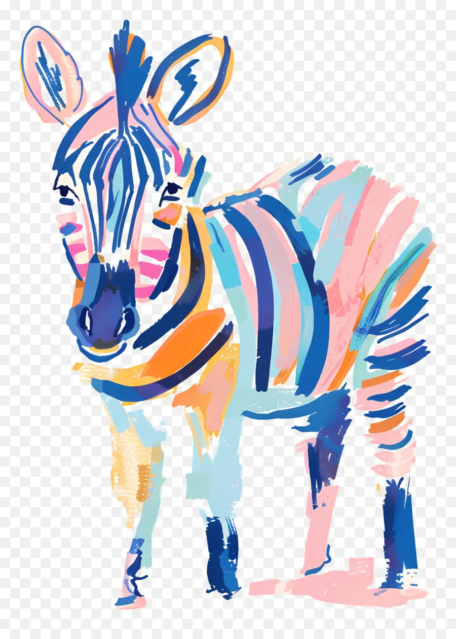 Zebra，Renkli PNG