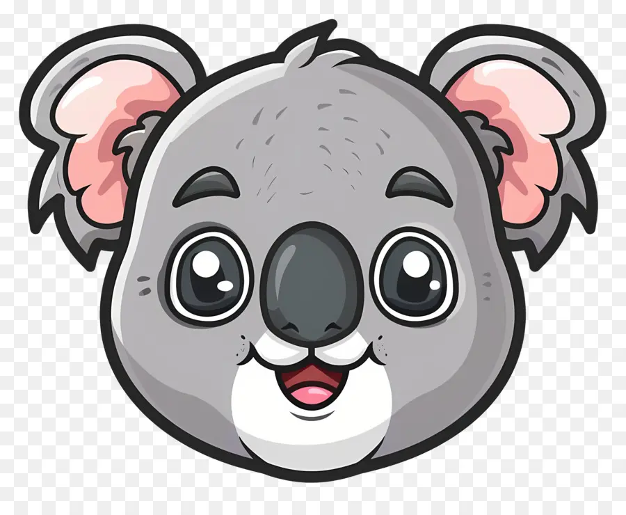 Sevimli Koala Yüzü，Koala PNG