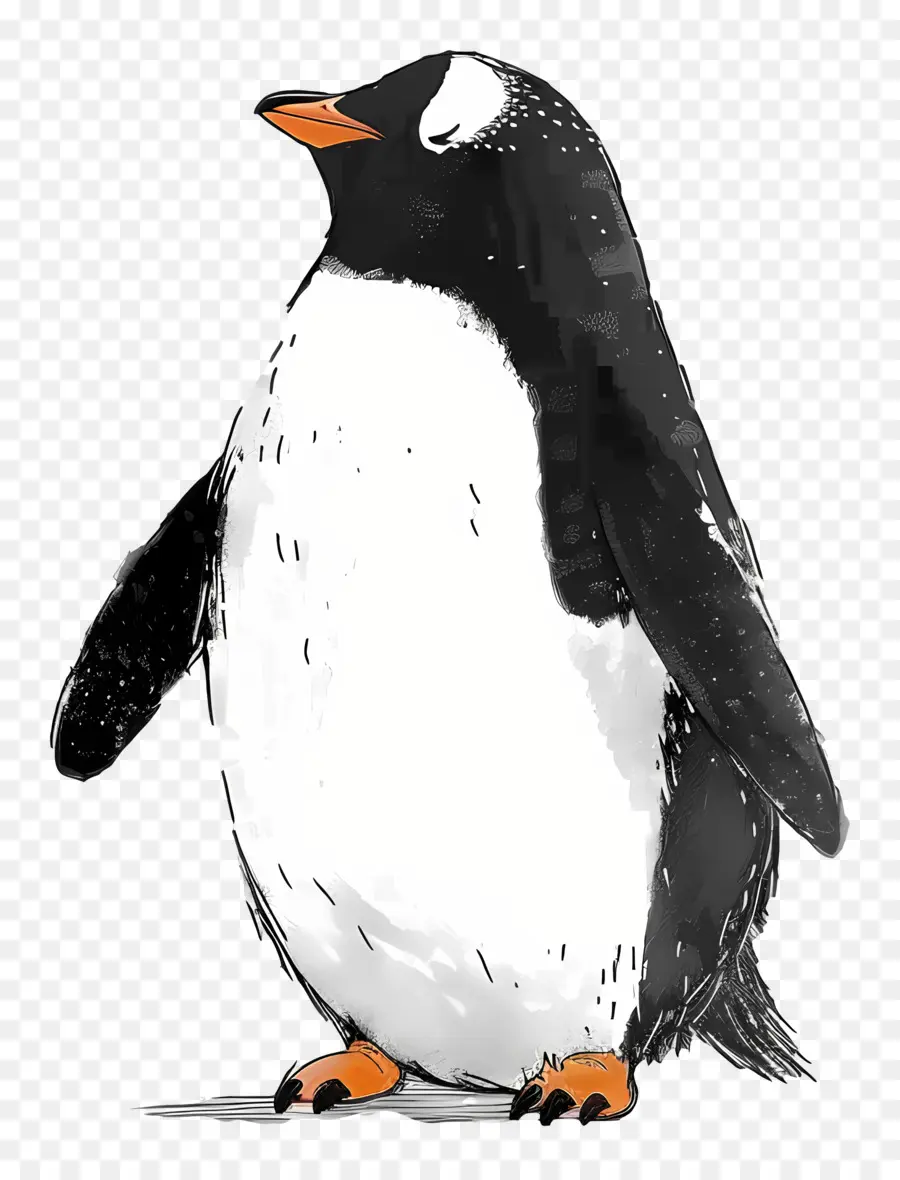 Karikatür Penguen，Penguen PNG