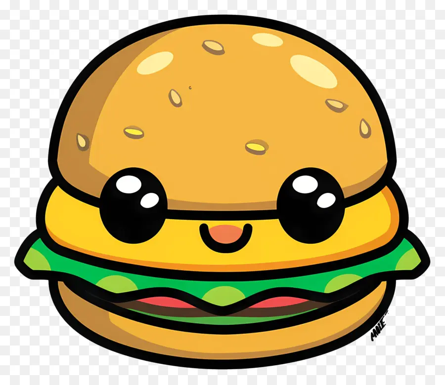 Karikatür Hamburger，Sevimli Hamburger PNG