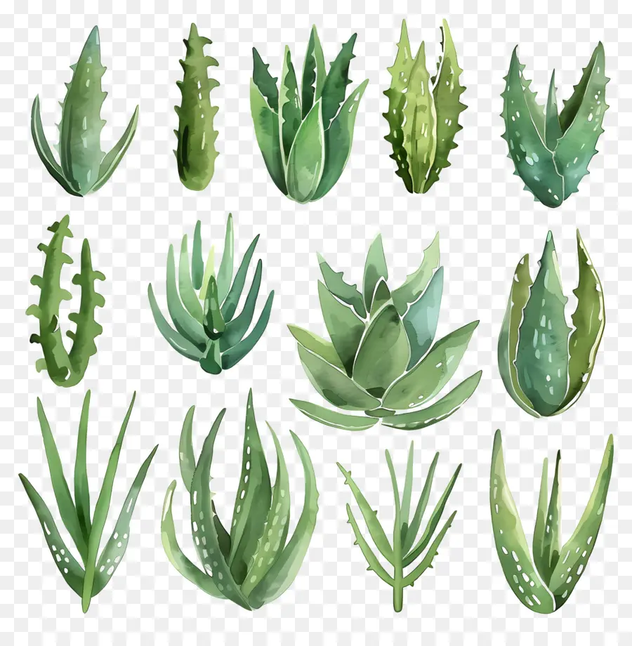 Aloe Vera，Etli PNG