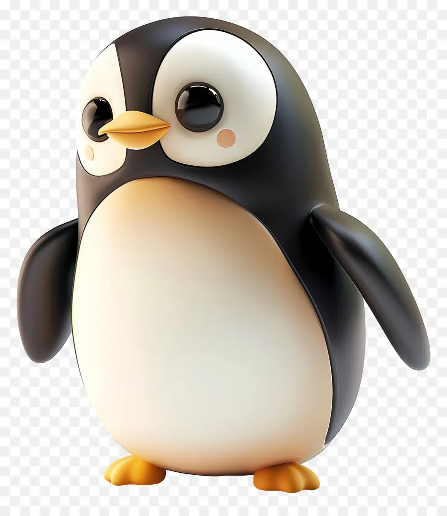 3d Küçük Penguen，Penguen PNG