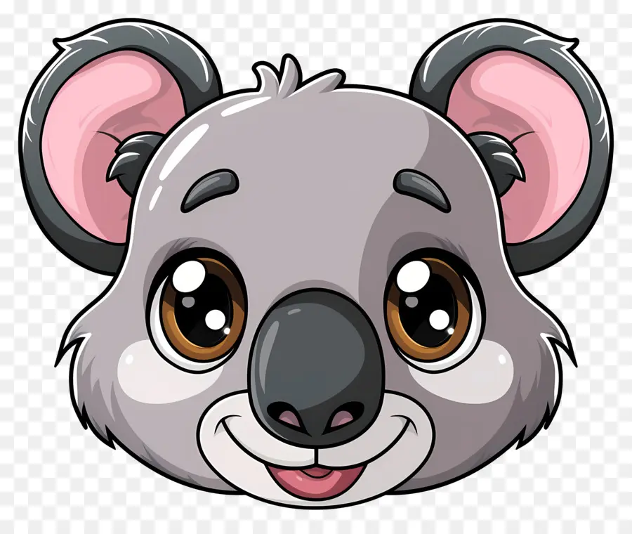 Sevimli Koala Yüzü，Koala PNG