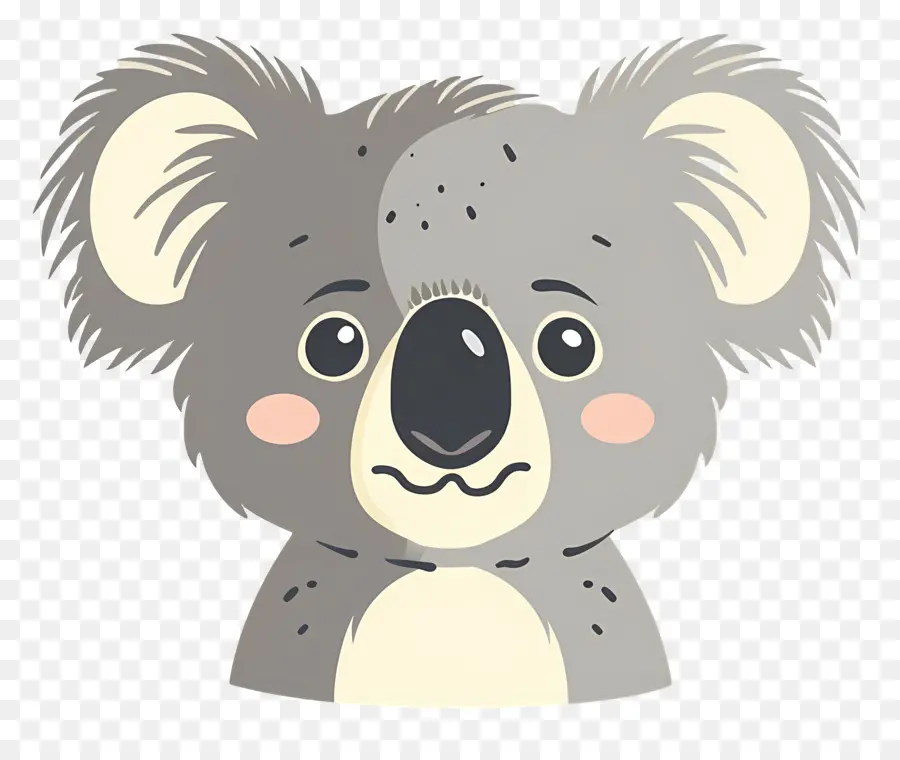 Sevimli Koala Yüzü，Karikatür Koala PNG