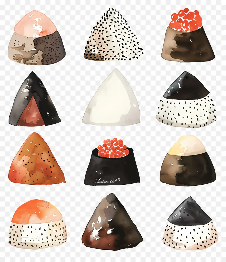 Onigiri，Besin Piramidi PNG