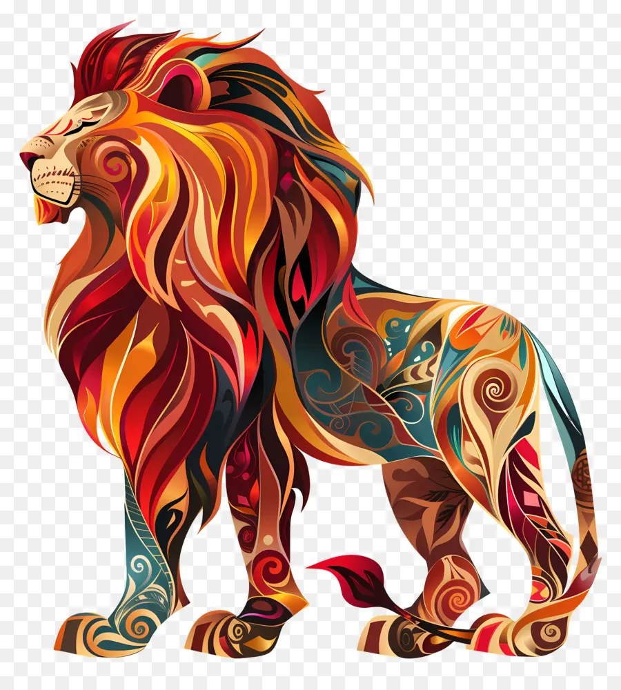 Aslan，Renkli Aslan PNG