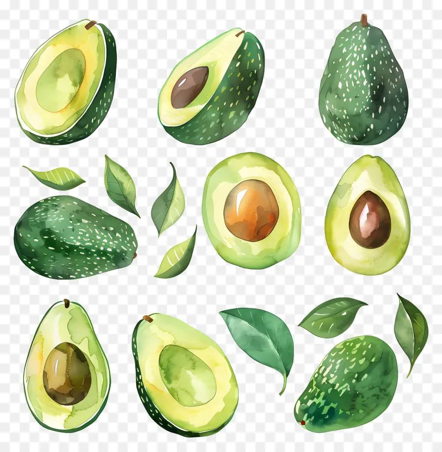 Avokado，Taze PNG