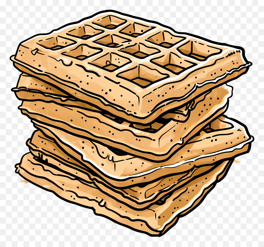 Waffle Yığını，Waffle PNG