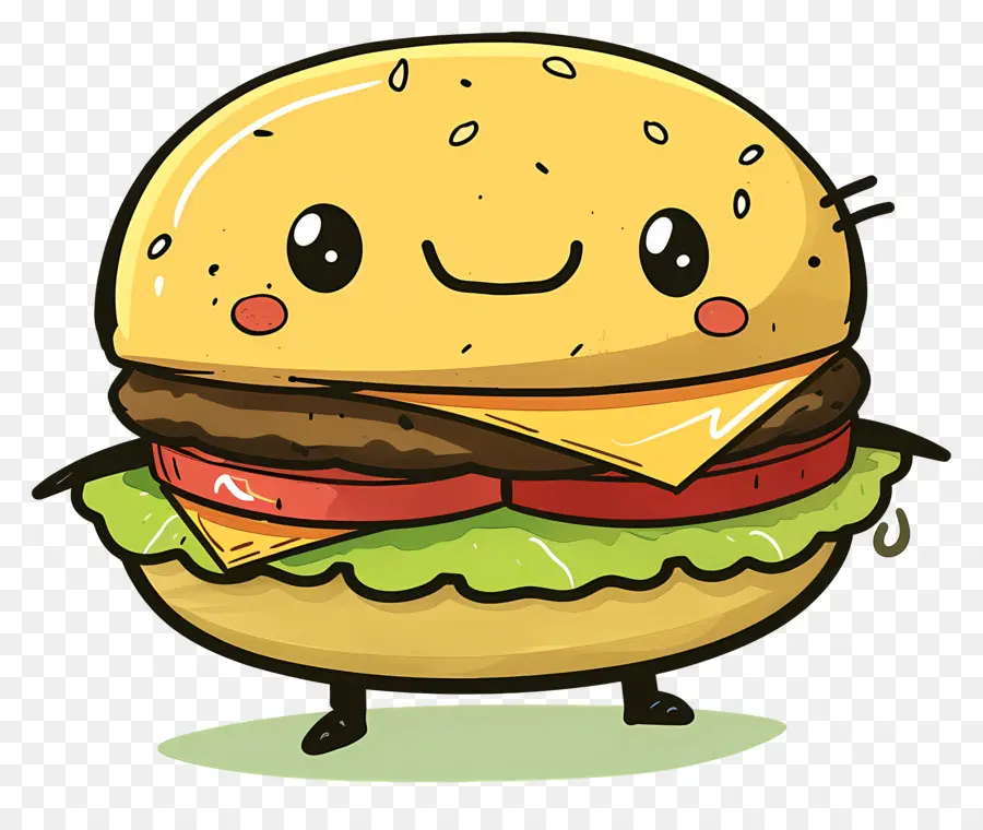 Karikatür Hamburger，Hamburger PNG