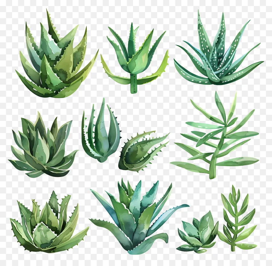 Aloe Vera，Etli PNG