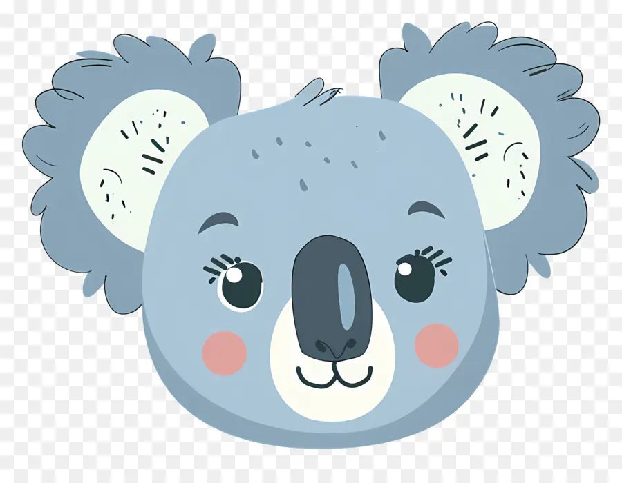 Sevimli Koala Yüzü，Koala PNG