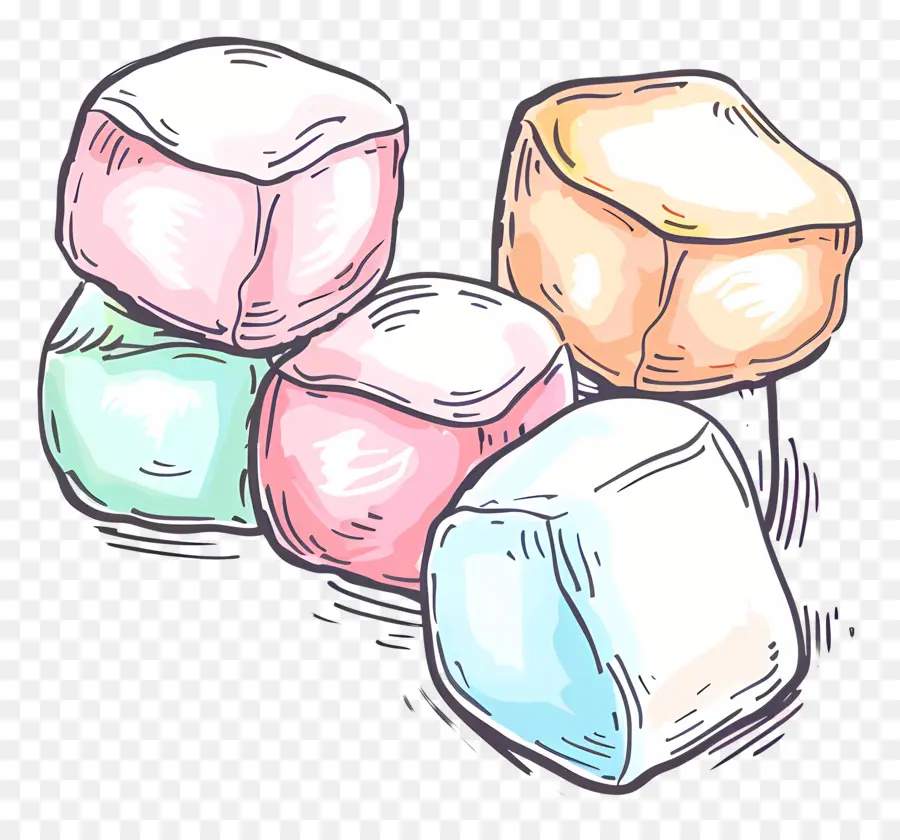 Marshmallow şeker，Marshmallow PNG