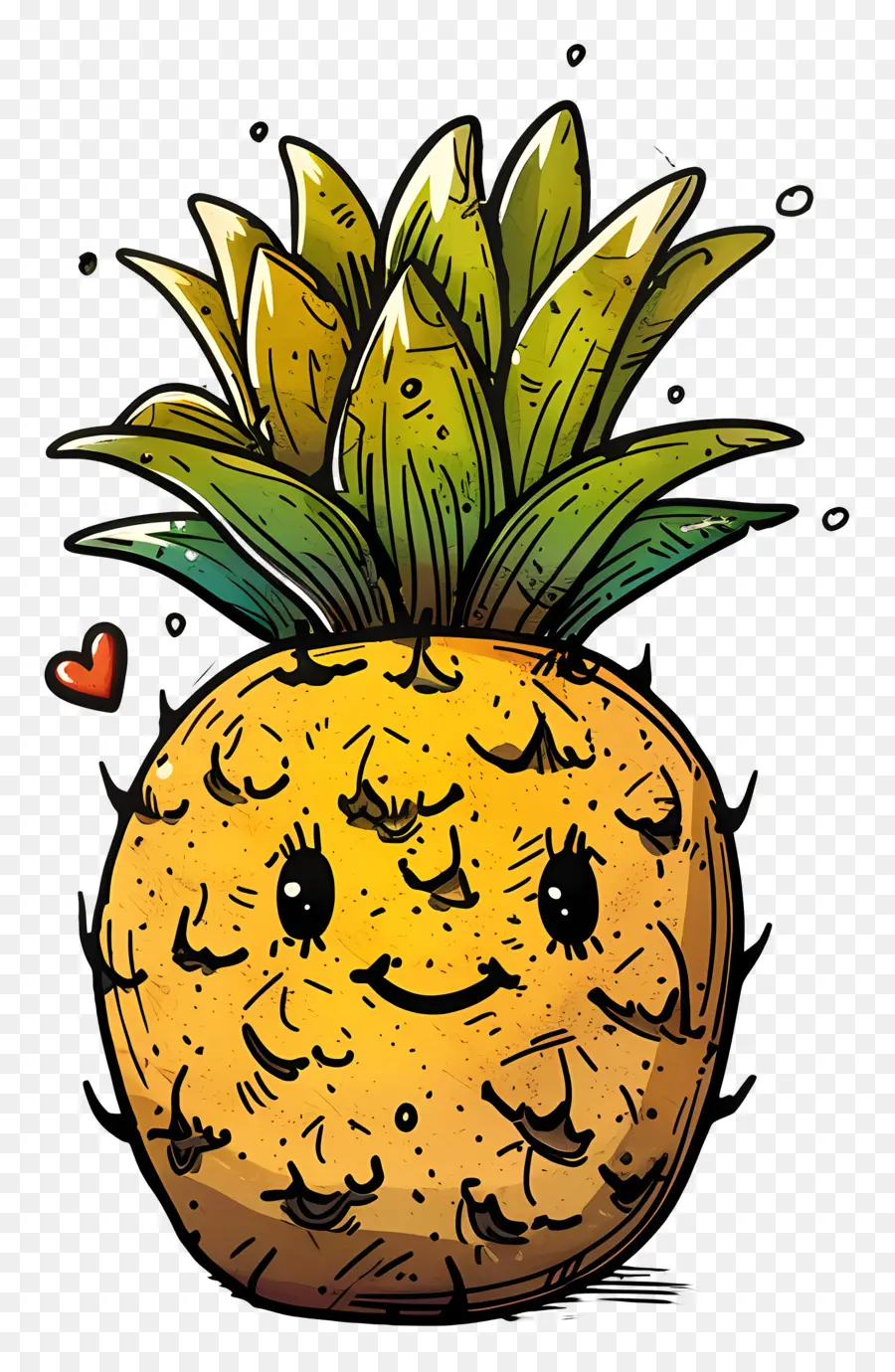 Ananas，Karikatür Ananas PNG