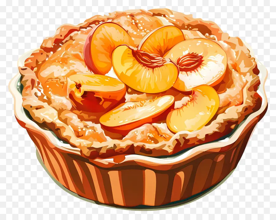 şeftalili Tart，şeftalili Turta PNG